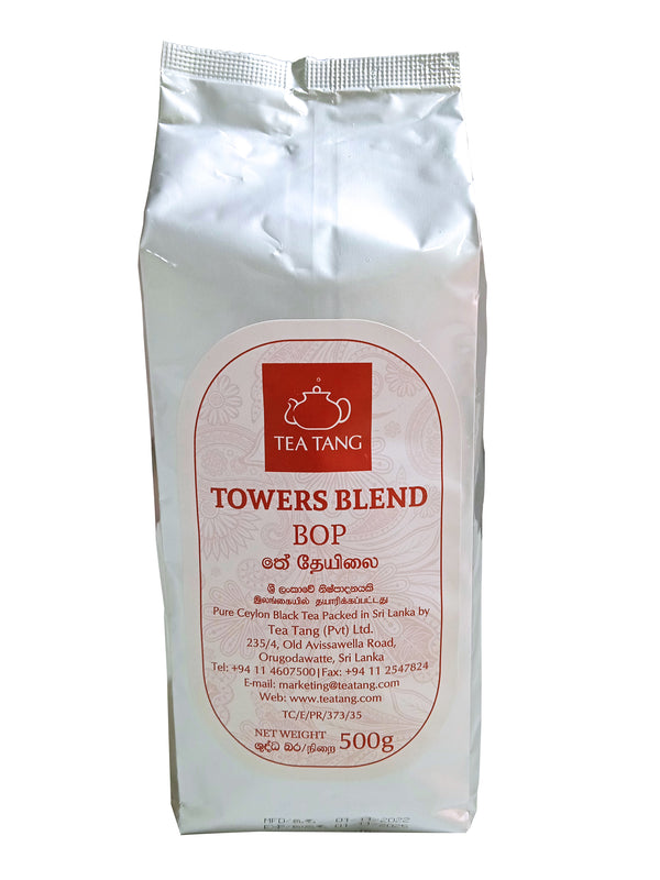 TOWERS BLEND BOP ALU POUCH (LOOSE TEA) 500G