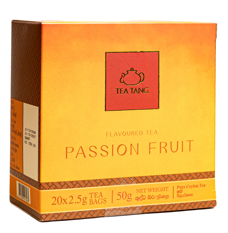 FLAVOURED TEA - PASSION FRUIT (20 TEA BAGS * 2.5G) 50G